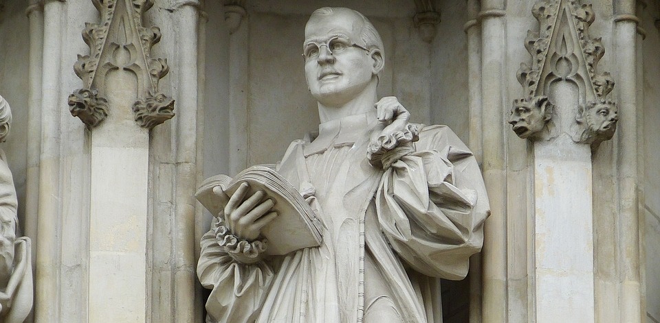 Dietrich Bonhoeffer Beeldhouwwerk van Dietrich Bonhoeffer