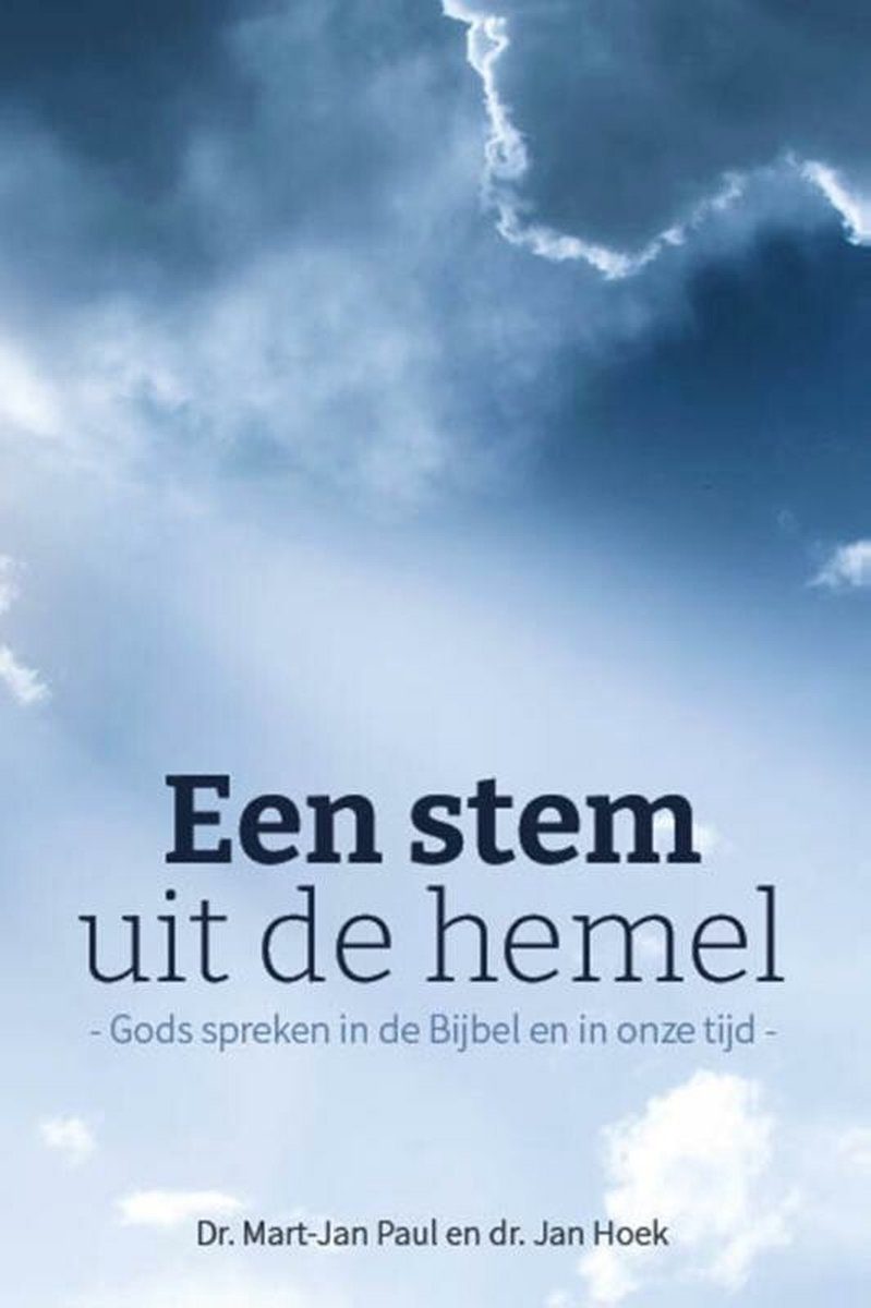Een stem uit de hemel Boekomslag Een stem uit hemel van Mart-Jan Paul en Jan Hoek