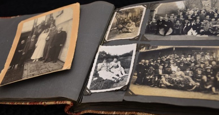 Een oud fotoboek