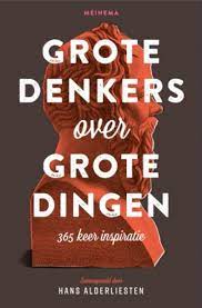 Grote denkers over grote dingen Boekomslag Grote denkers over grote dingen van Hans Alderliesten
