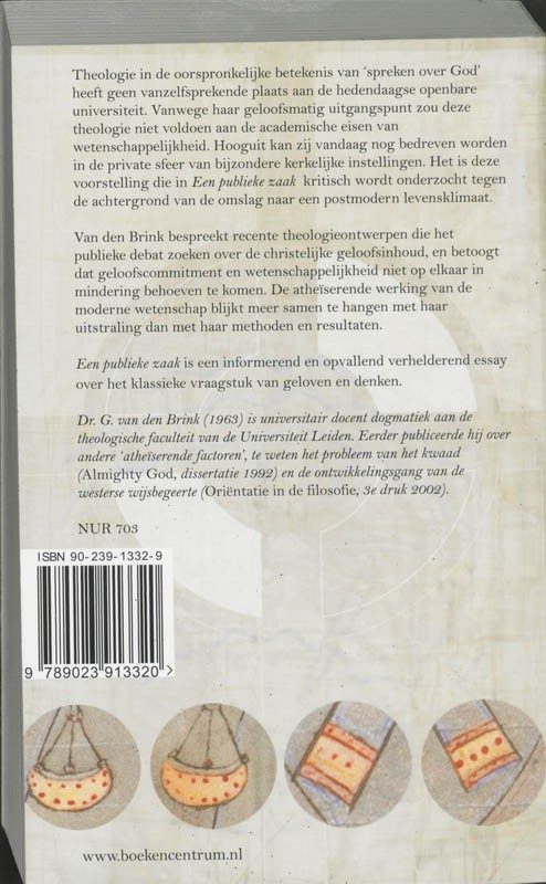 Een publieke zaakbackcover