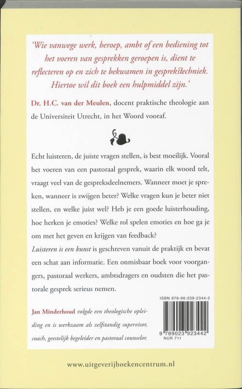 Luisteren is een kunstbackcover