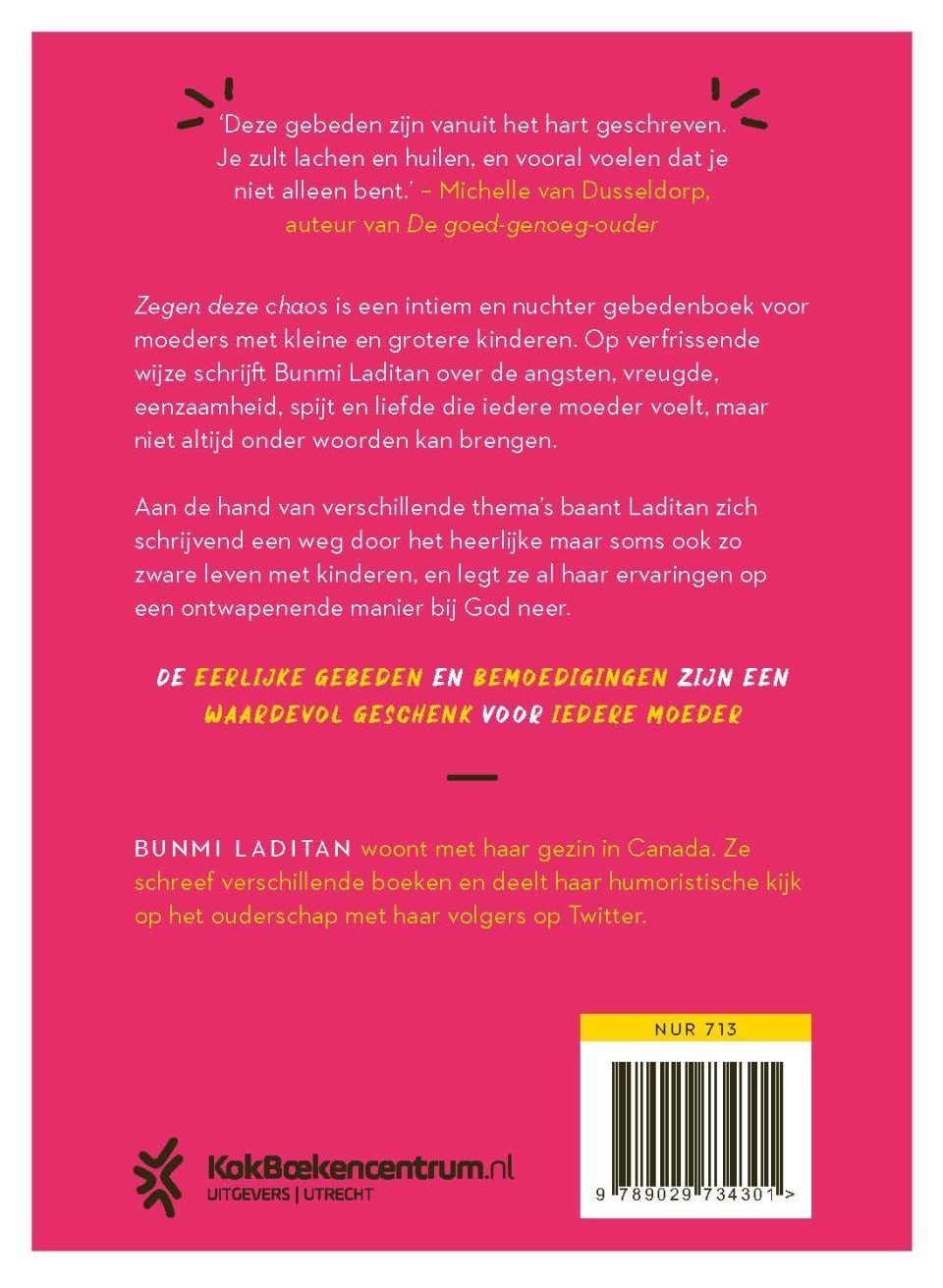 Zegen deze chaosbackcover