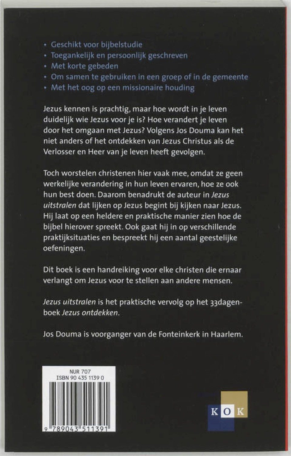 Jezus uitstralenbackcover