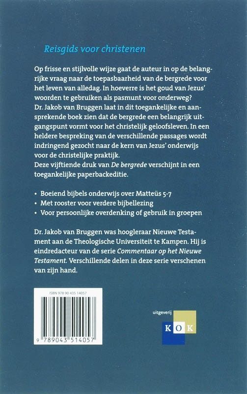 De Bergredebackcover