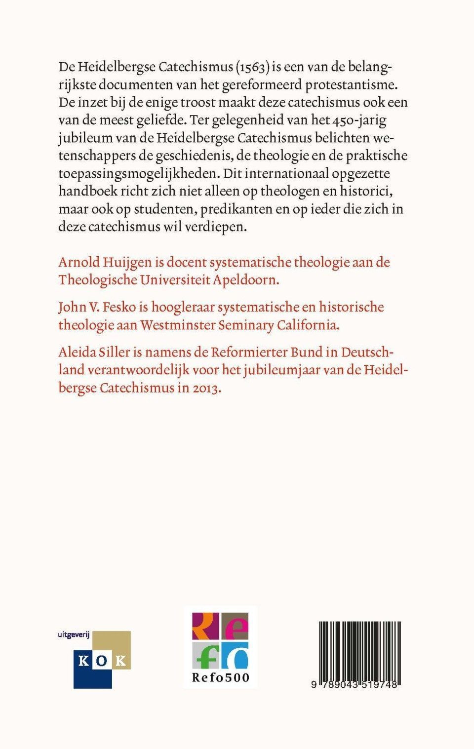 Handboek Heidelbergse catechismusbackcover