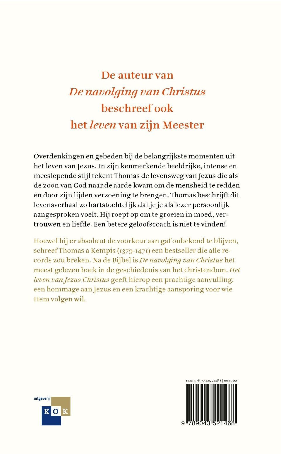 Het leven van Jezus Christusbackcover