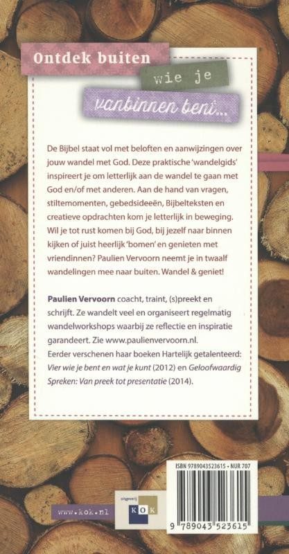 Wandelen &#038; genieten met Godbackcover