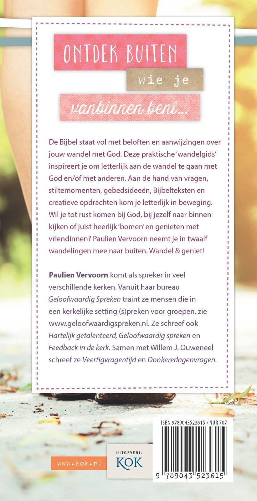 Wandelen &#038; genieten met Godbackcover