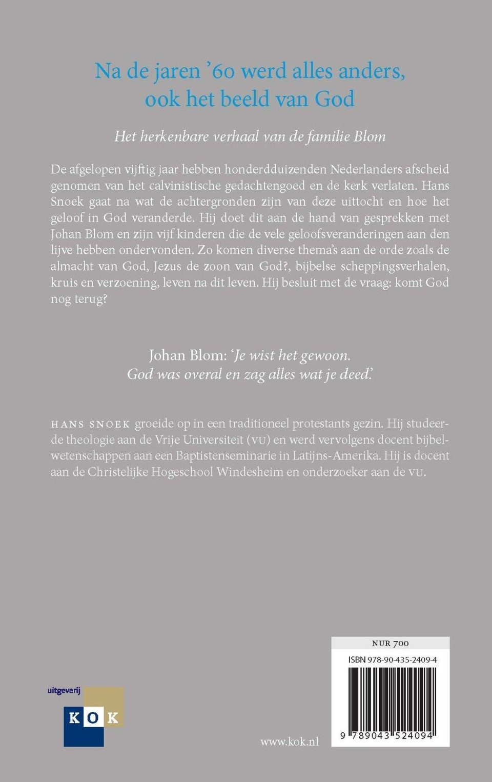 Van huis uit protestantbackcover