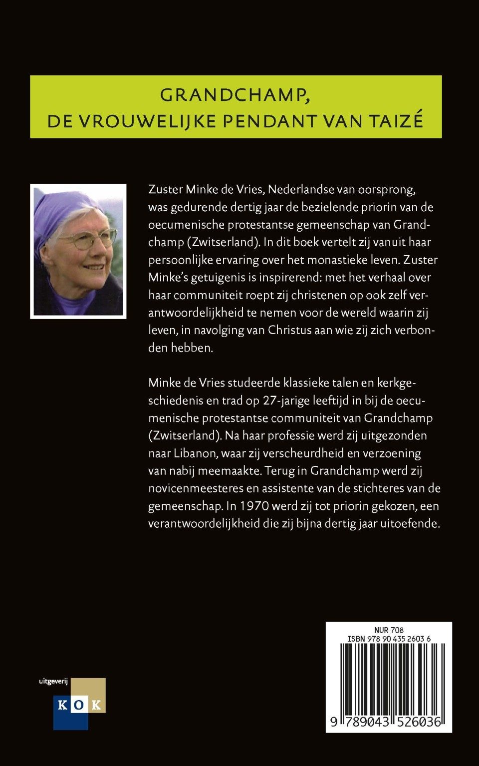 Mijn leven in grandchampbackcover