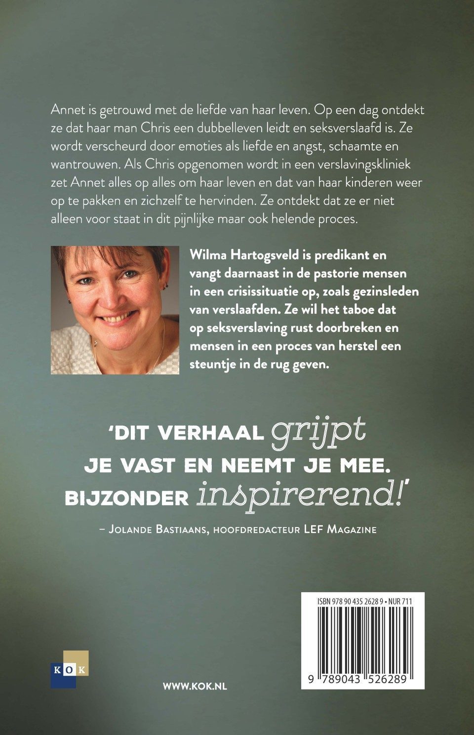 Wek mijn zachtheid weerbackcover