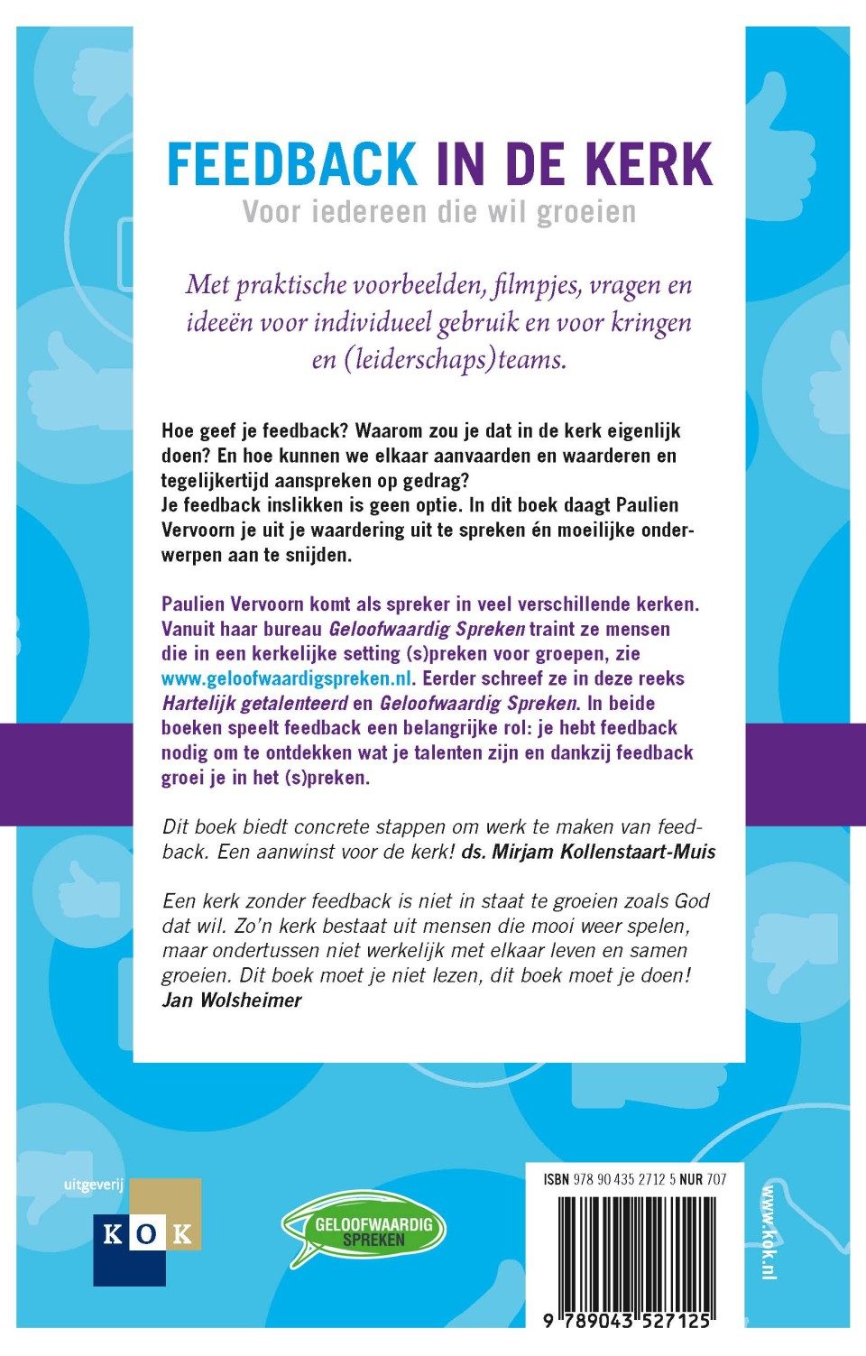 Feedback in de kerkbackcover