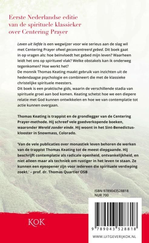 Leven uit liefdebackcover