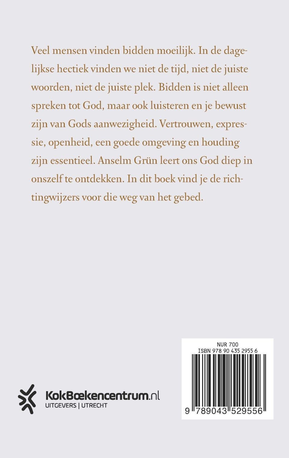 School van het gebedbackcover