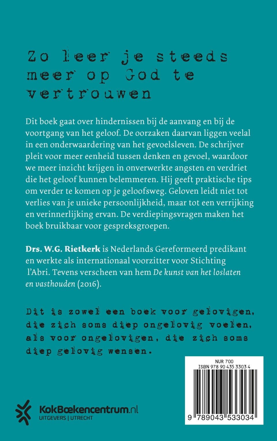 Ik wou dat ik kon gelovenbackcover