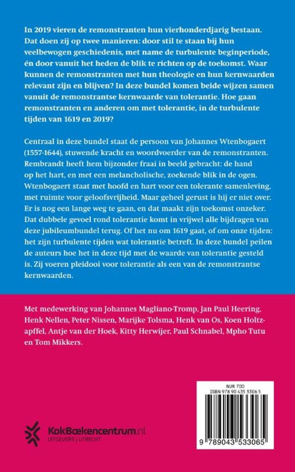 Tolerantie in turbulente tijdenbackcover