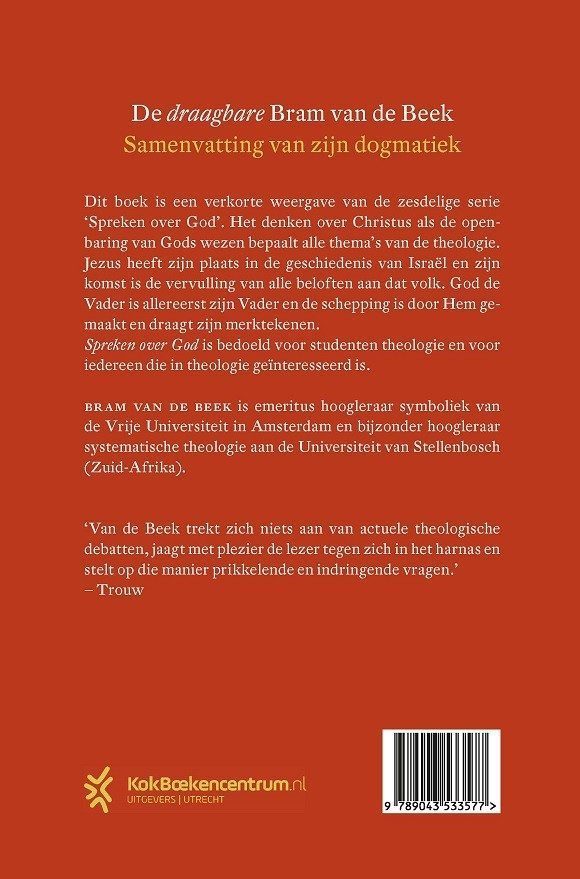 Spreken over Godbackcover