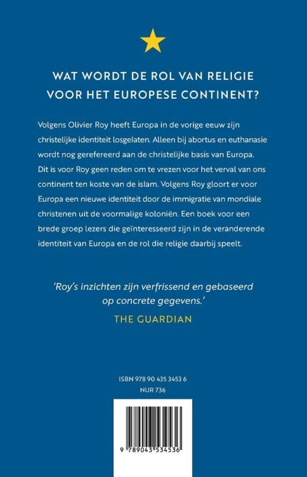 Is Europa nog christelijk?backcover
