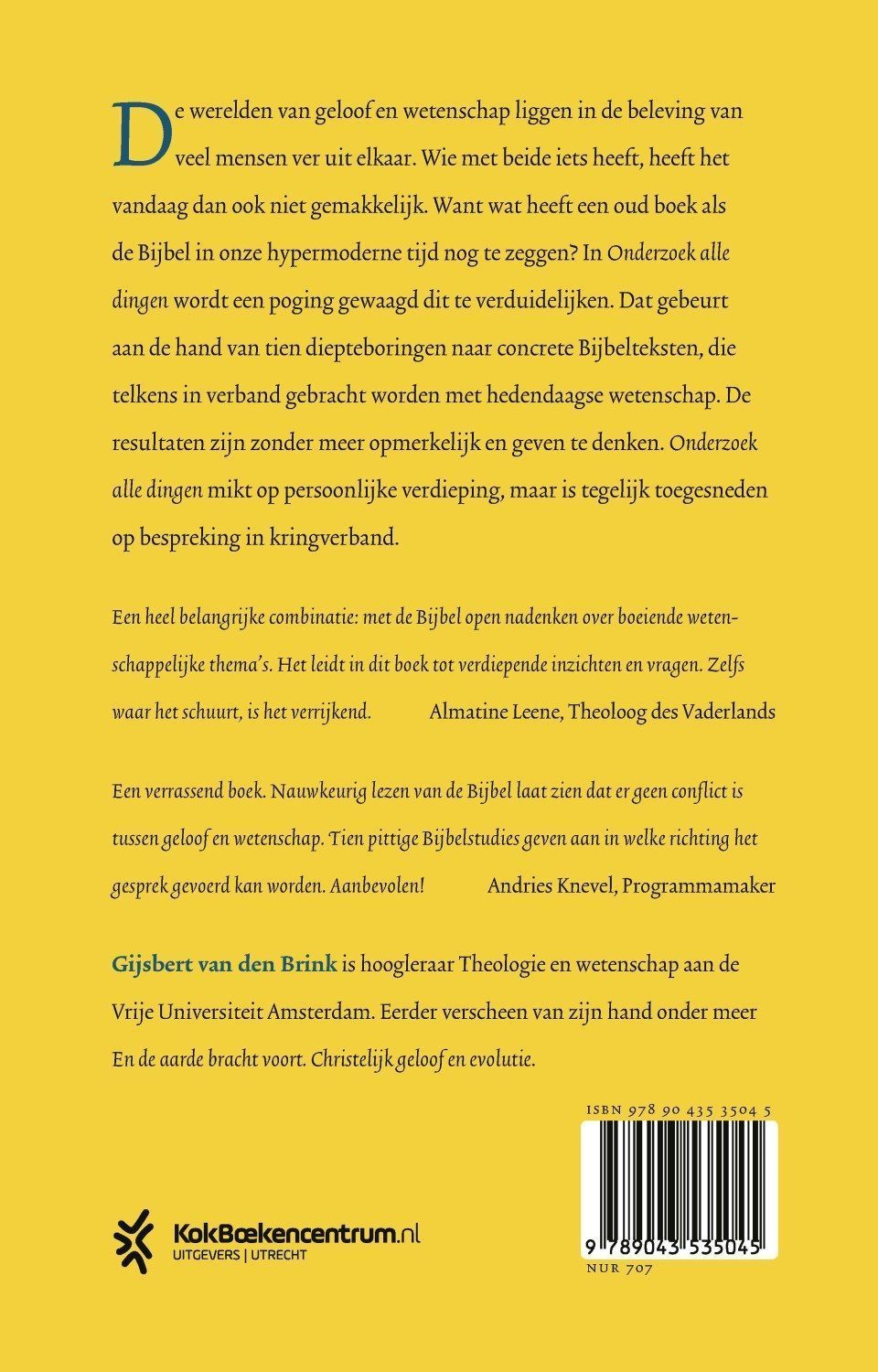 Onderzoek alle dingenbackcover