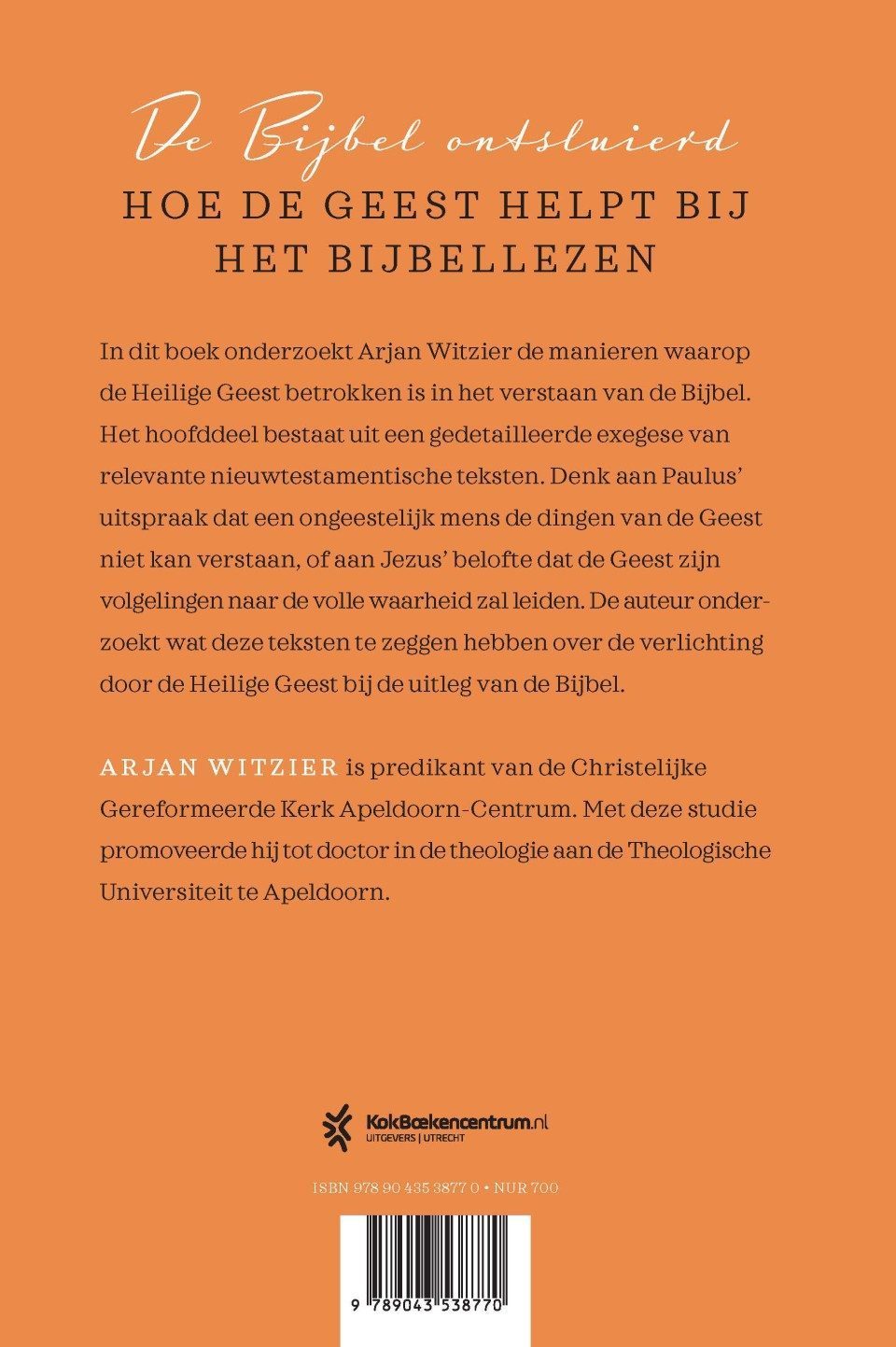 Lezen in het licht van de Geestbackcover