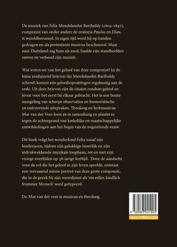 Felix Mendelssohn Bartholdybackcover