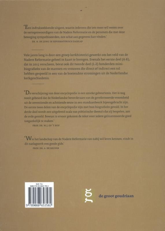 Encyclopedie nadere reformatiebackcover