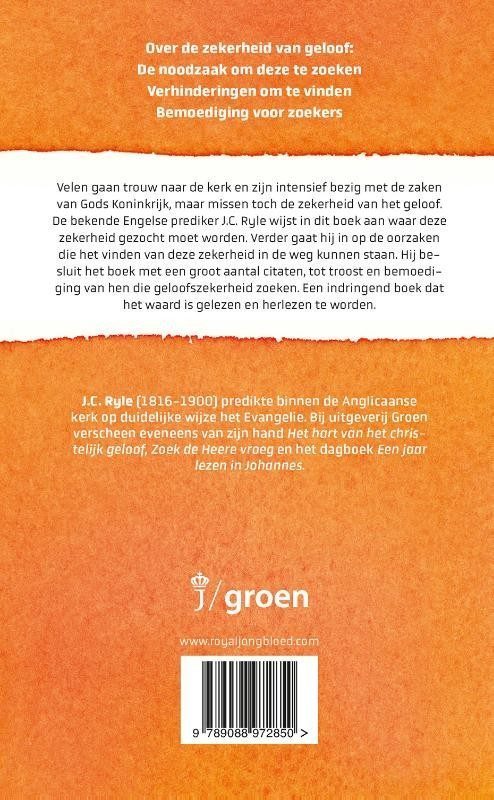 Heb je zekerheid?backcover