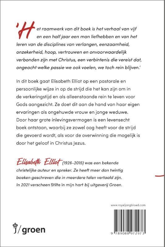 Rein leven voor Gods aangezichtbackcover