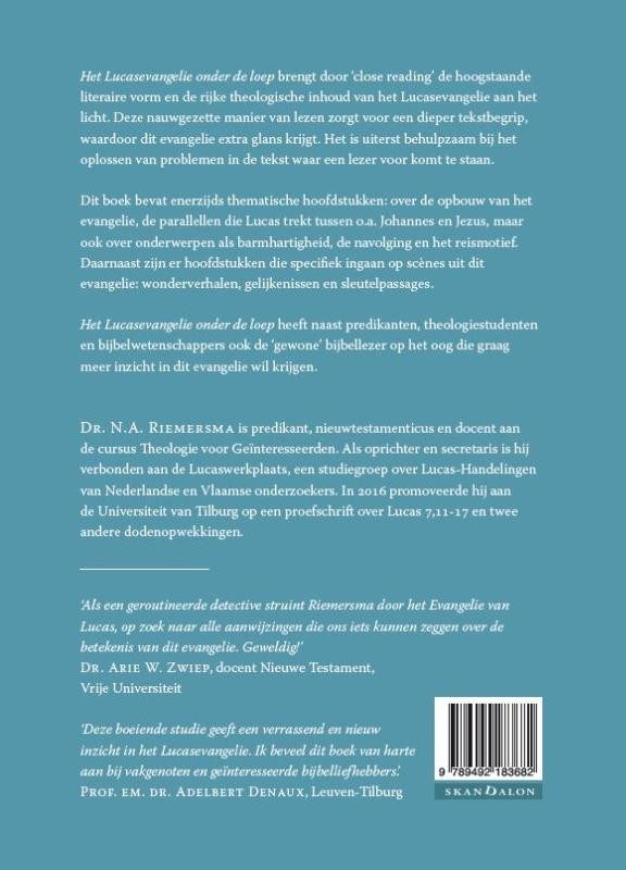 Het Lucasevangelie onder de loepbackcover