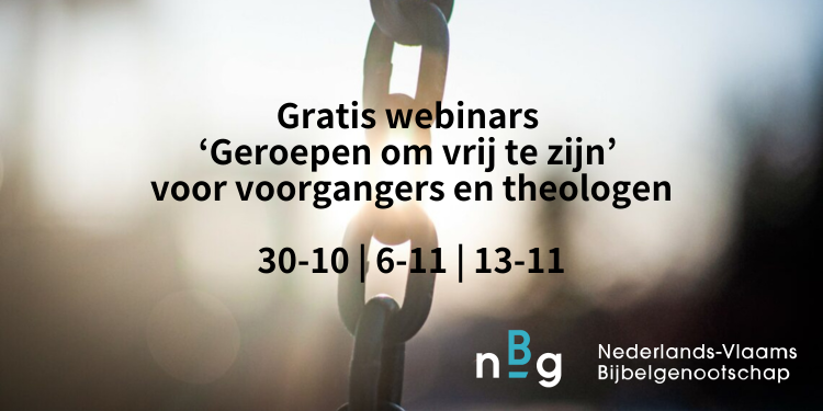 Gratis webinar geroepen om vrij te zijn NBG