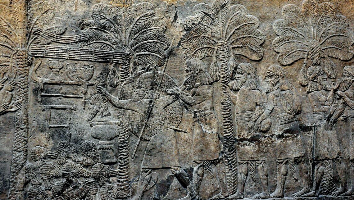 Assyrische militaire campagne in Mesopotamië