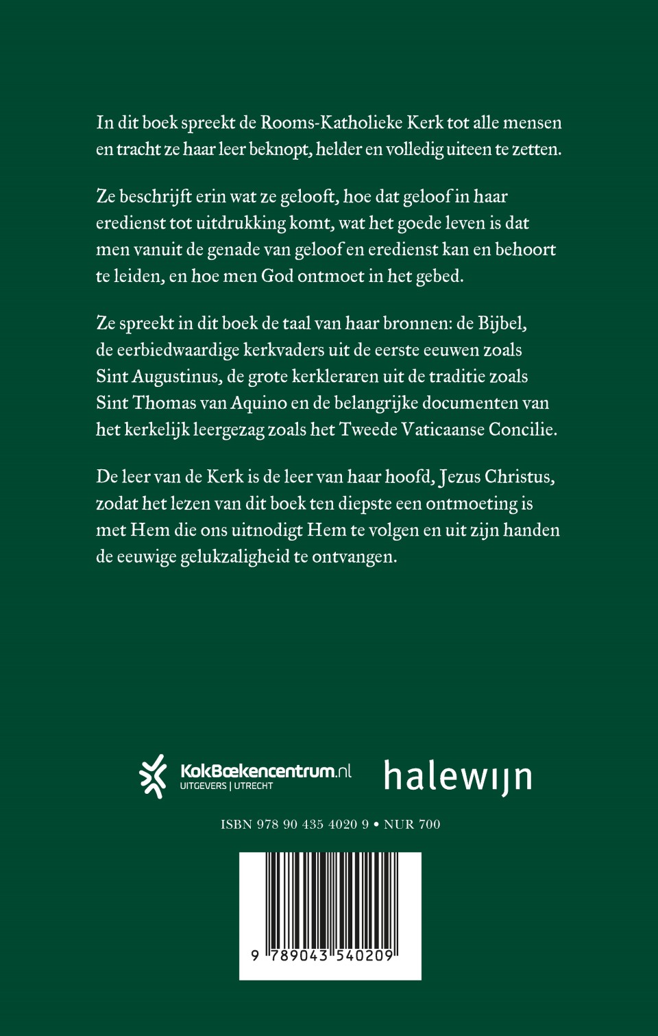 Compendium van de Catechismus van de Katholieke Kerkbackcover