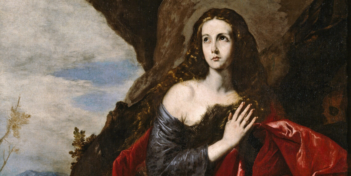 Schilderij van Jose de Ribera, Maria Magdalena Schilderij van Jose de Ribera, Maria Magdalena