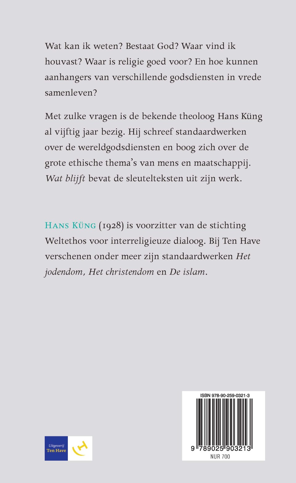 Wat blijftbackcover