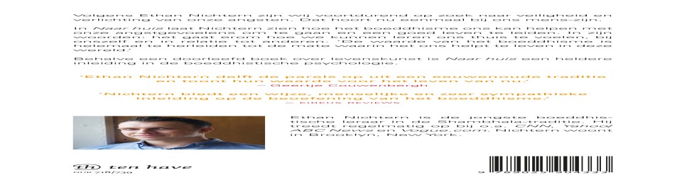 Naar huisbackcover