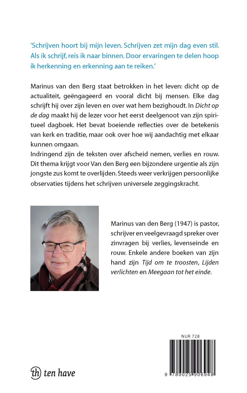 Dicht op de dagbackcover
