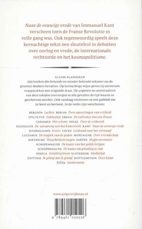Naar de eeuwige vredebackcover