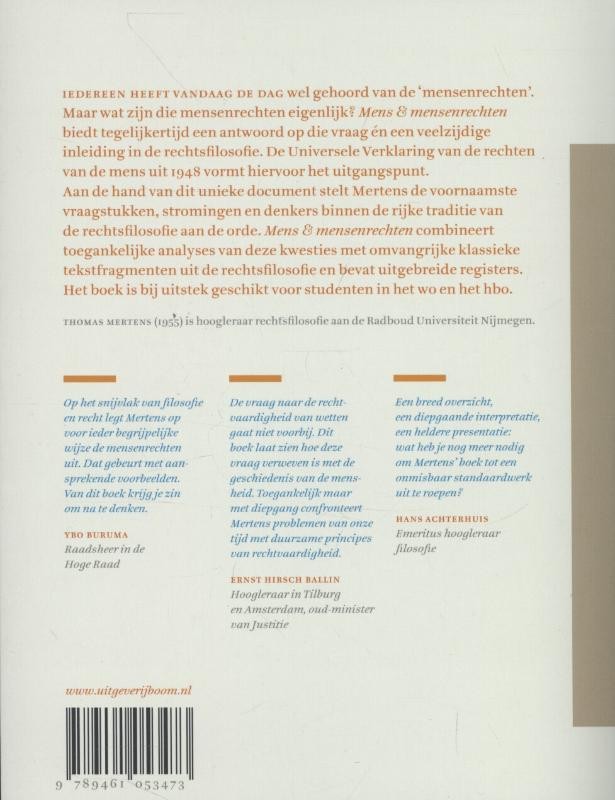Mens en mensenrechtenbackcover