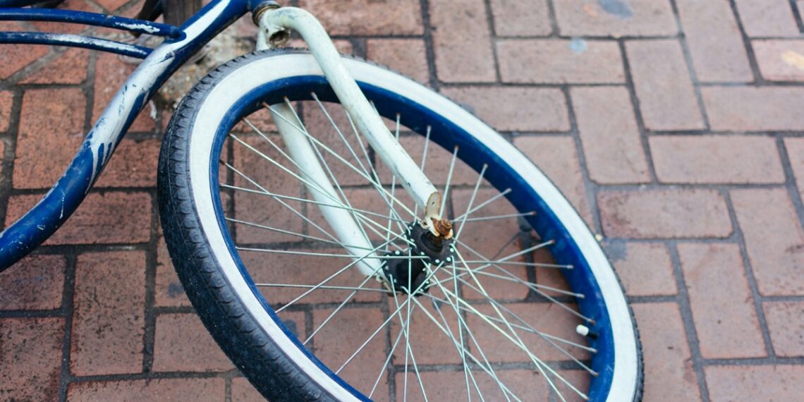 Fiets Voorwiel van een fiets
