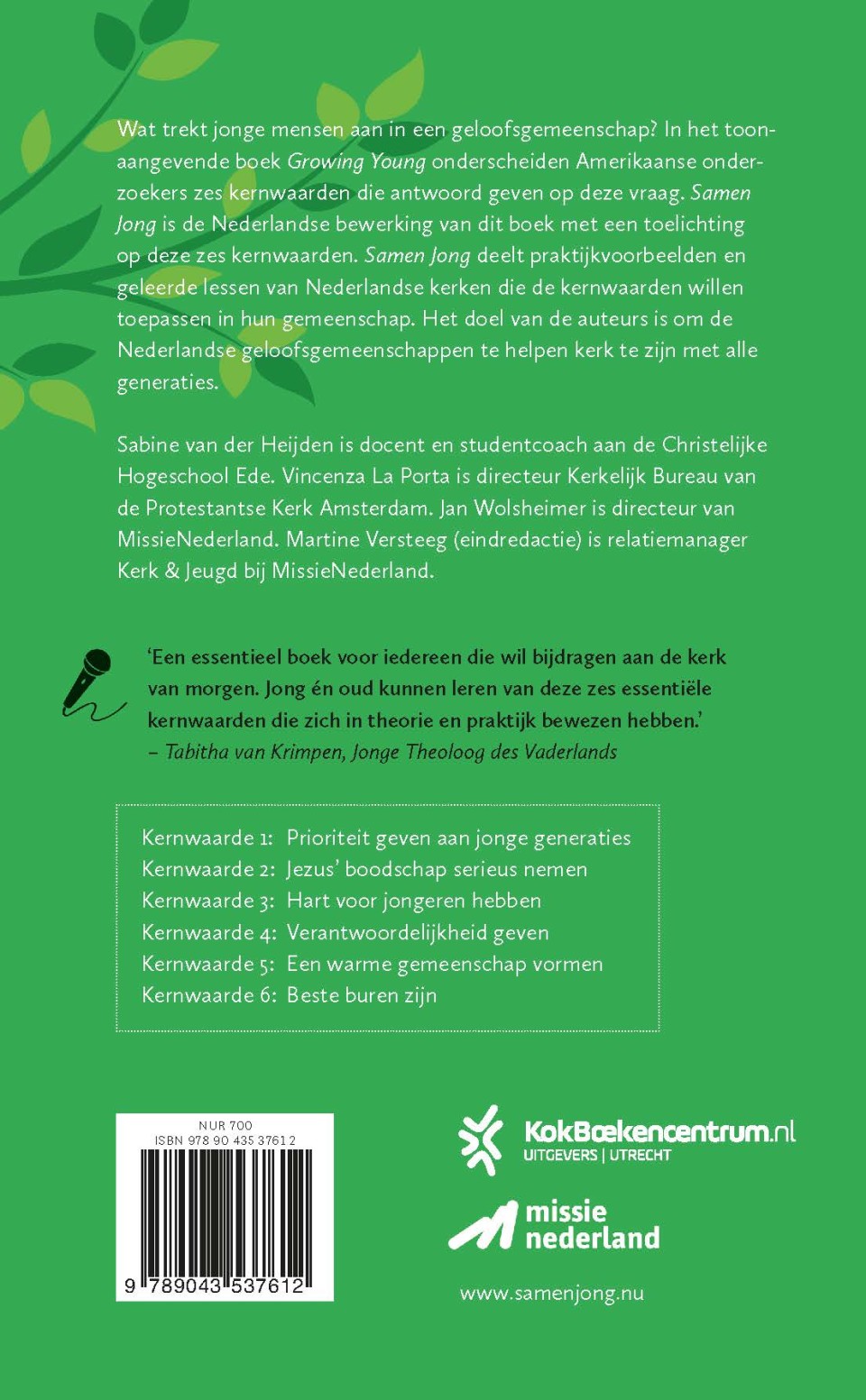 Samen jongbackcover