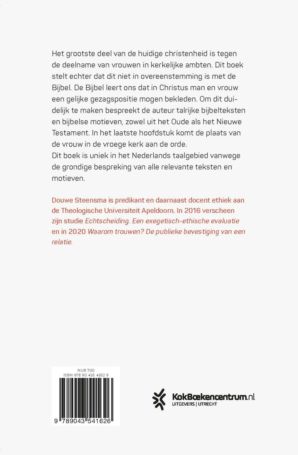 Geroepen tot de dienstbackcover