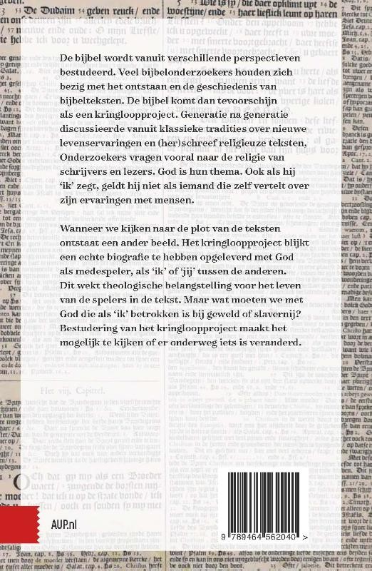 De Bijbel als biografie van God en mensenbackcover