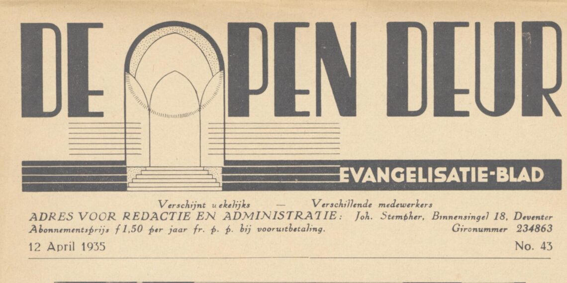 cover1935 Cover Open Deur 1935
