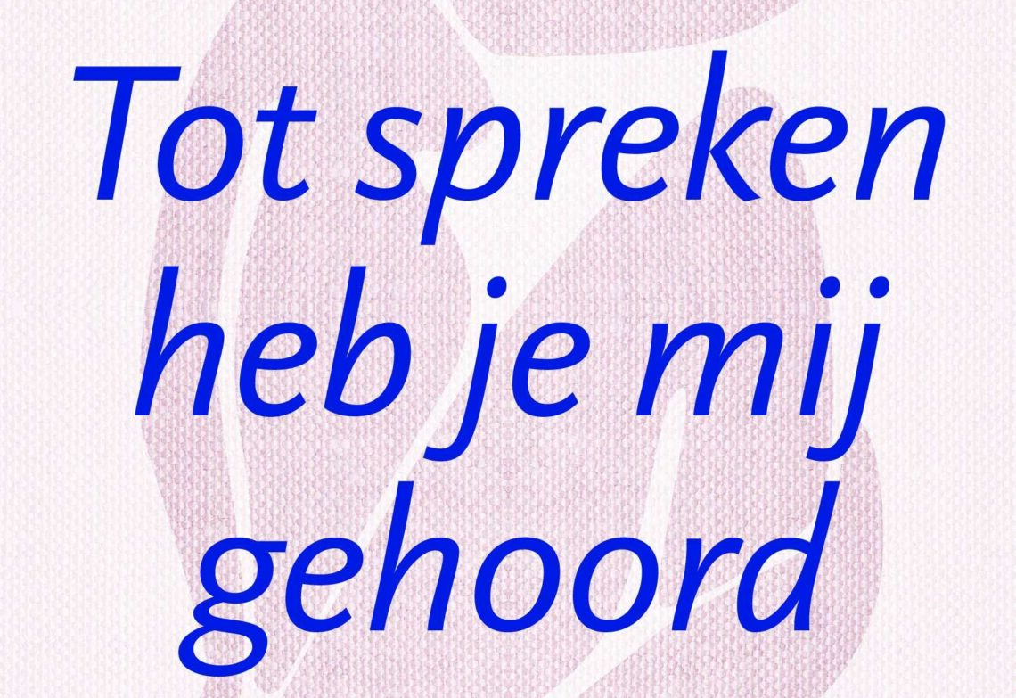 Poster van het onderzoek over ‘vrouw en geloof’ van Tanja van Leeuwen