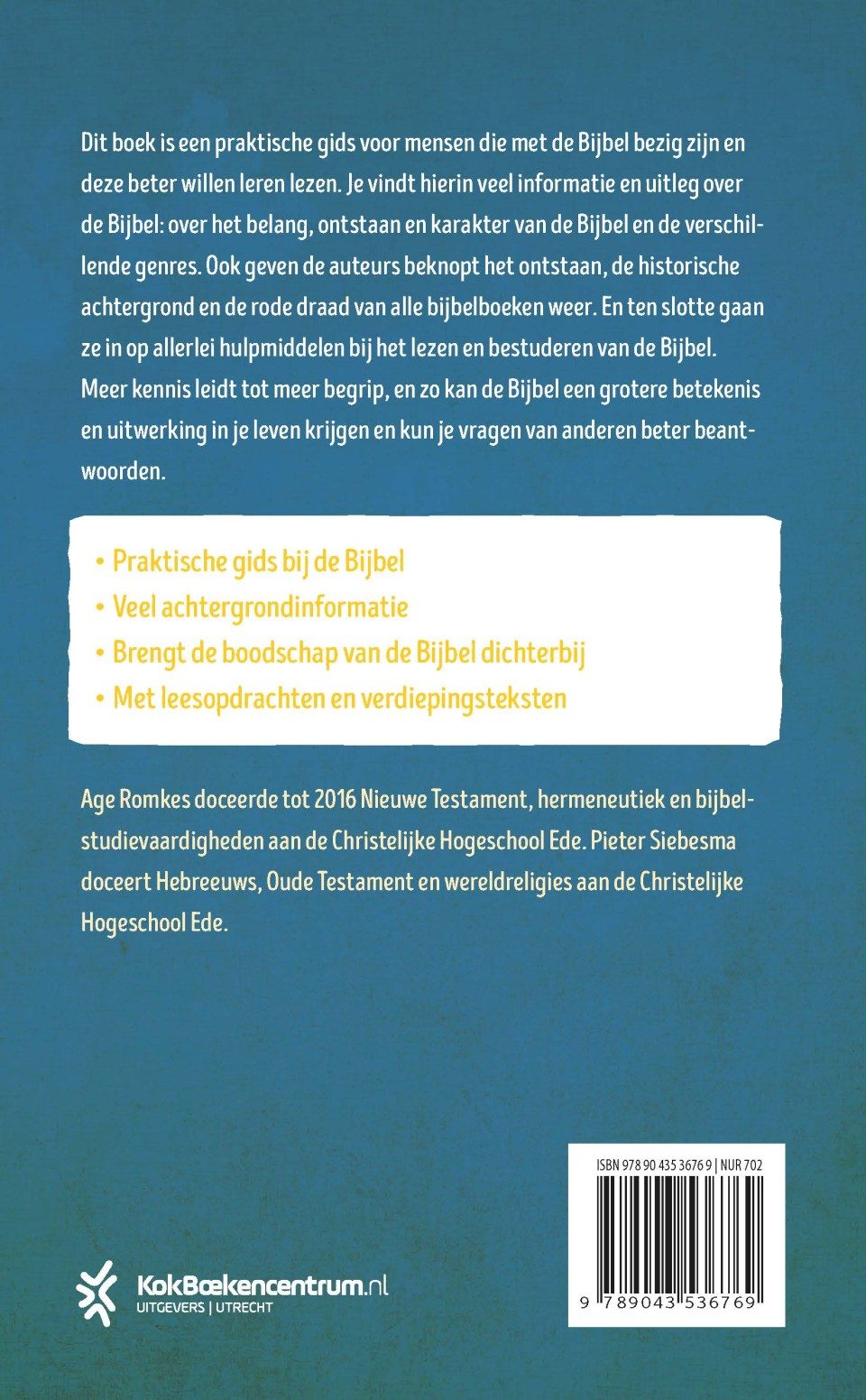 De Bijbel voor iedereenbackcover