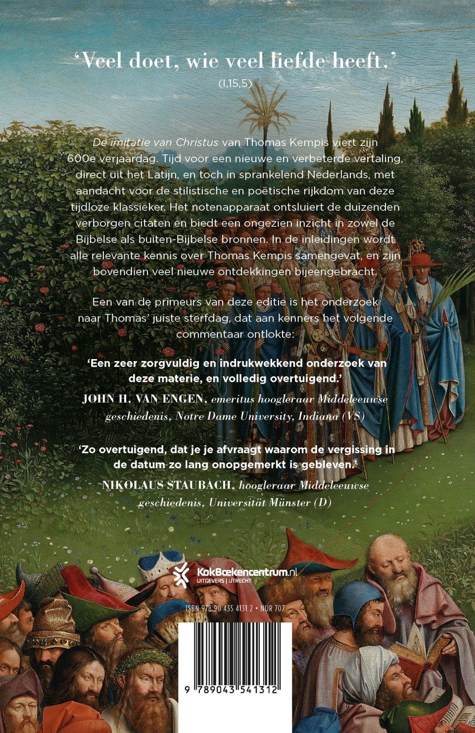 De imitatie van Christusbackcover