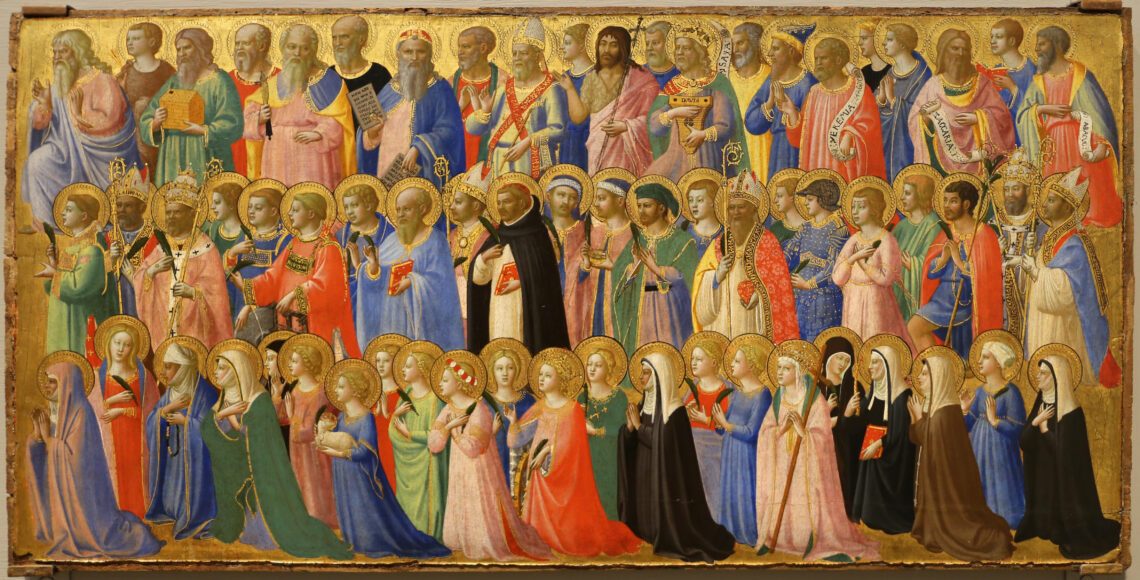 De voorlopers van Christus met heiligen en martelaren De voorlopers van Christus met heiligen en martelaren