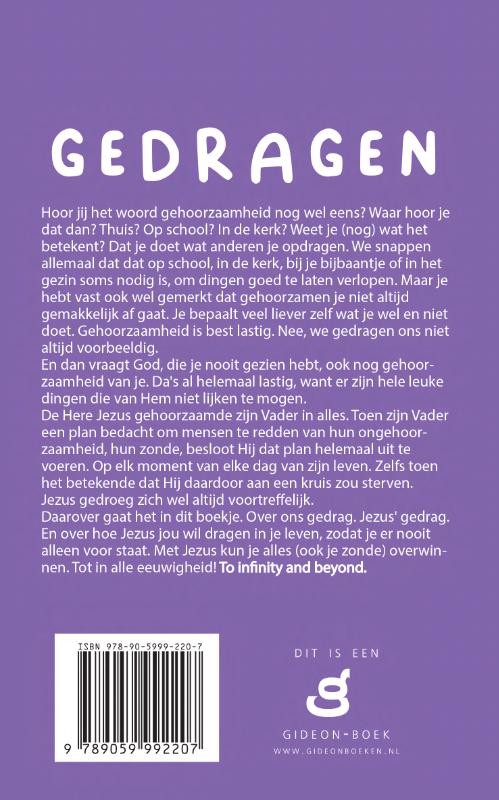 Gedragenbackcover