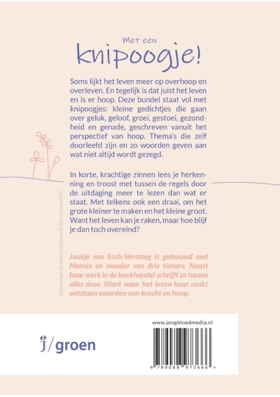 Met een knipoogje!backcover